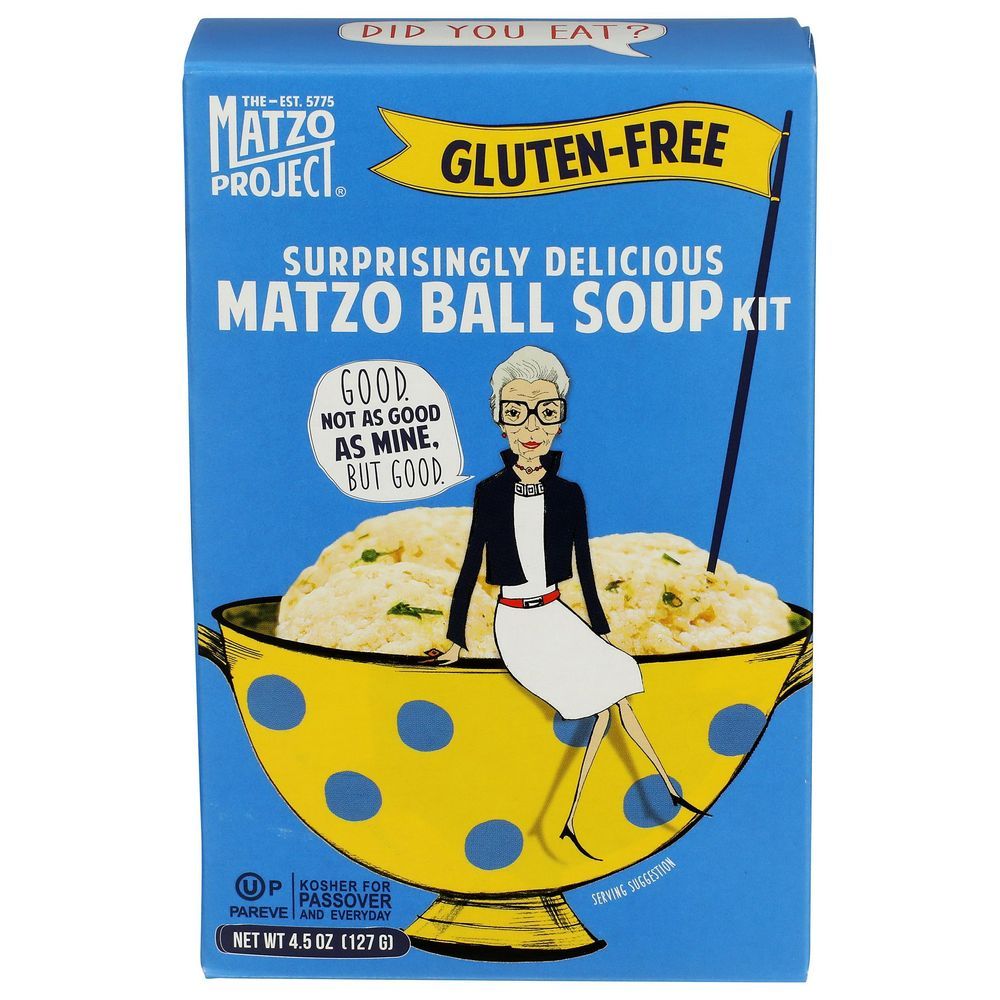 The Matzo Project Surprisingly Delicious Gluten Free Matzo Ball Soup Kit, 4.5 Ounce -- 6 Per Case