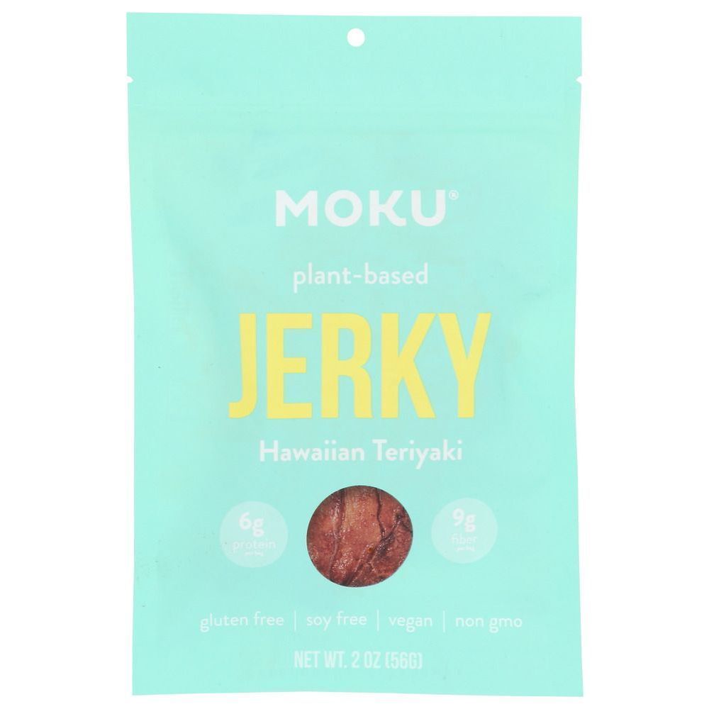 Moku Hawaiian Teriyaki Mushroom Jerky, 2 Ounce -- 8 Per Case