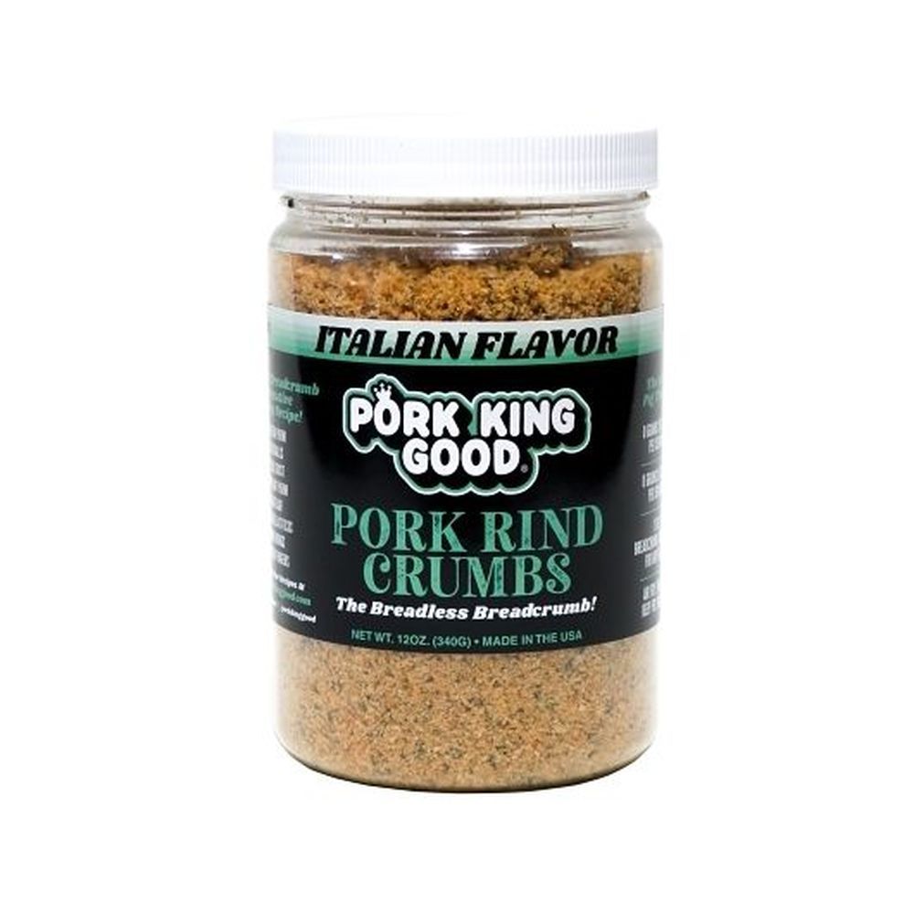 Pork King Good Italian Pork Rind Crumbs, 340 Gram -- 6 Per Case
