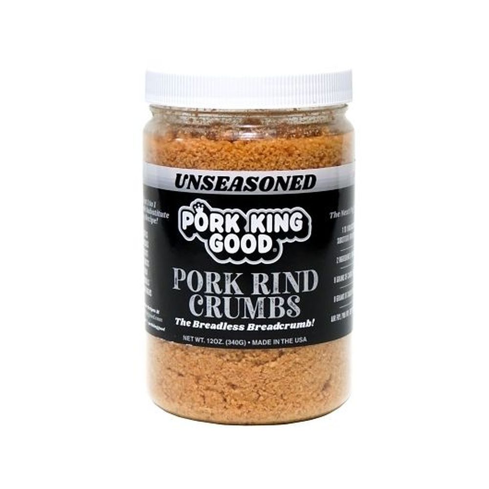 Pork King Good Unseasoned Pork Rind Crumbs, 340 Gram -- 6 Per Case
