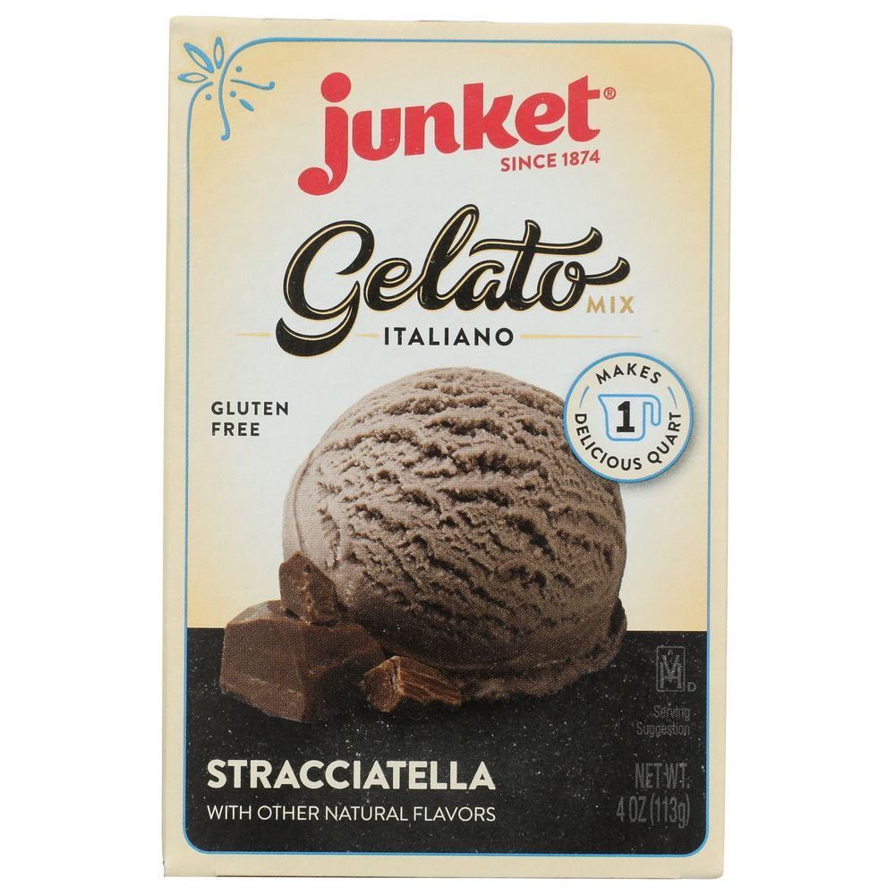 Junket Stracciatella Gelato Mix, 4 Ounce -- 12 Per Case