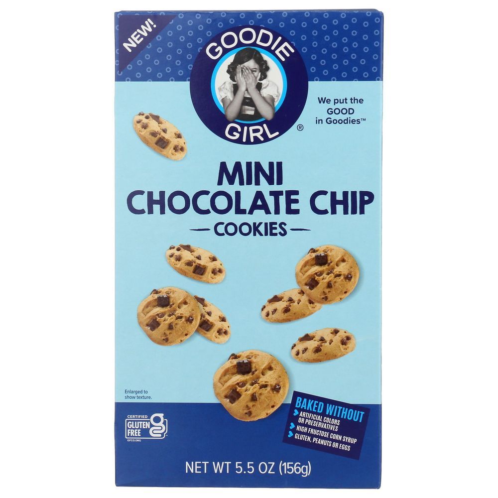 Goodie Girl Mini Chocolate Chip Cookies, 5.5 Ounce -- 6 Per Case