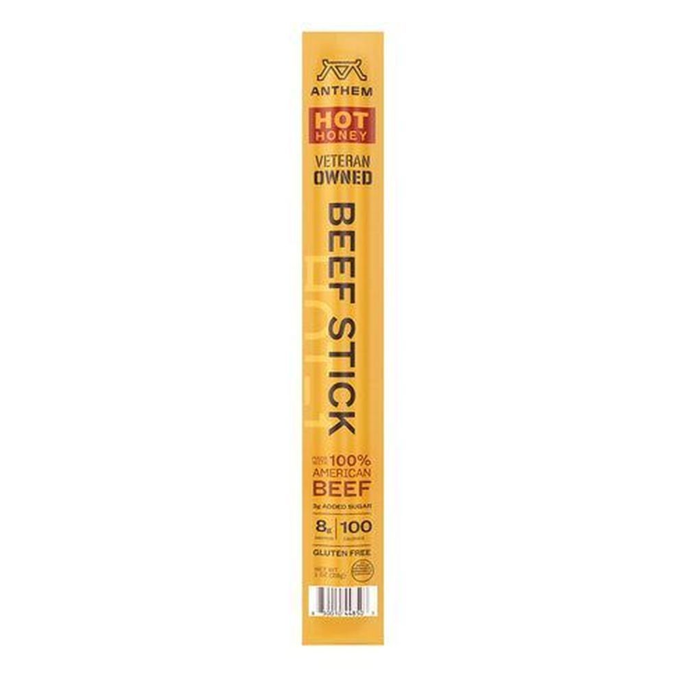 Anthem Hot Honey Beef Stick, 1 Ounce -- 24 Per Case
