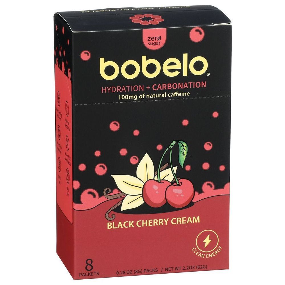 Bobelo Black Cherry Cream Hydrating Powder, 8 Count -- 6 Per Case