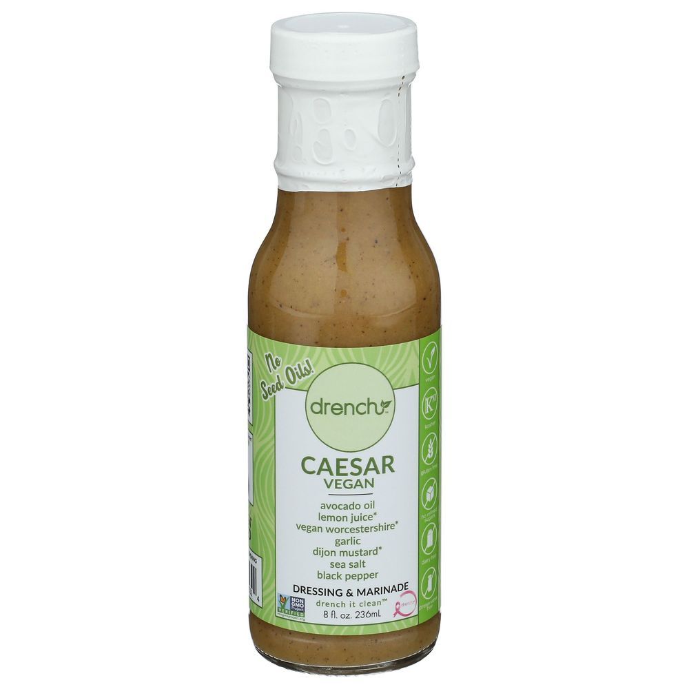 Drench Vegan Caesar Dressing And Marinade, 8 Ounce -- 6 Per Case