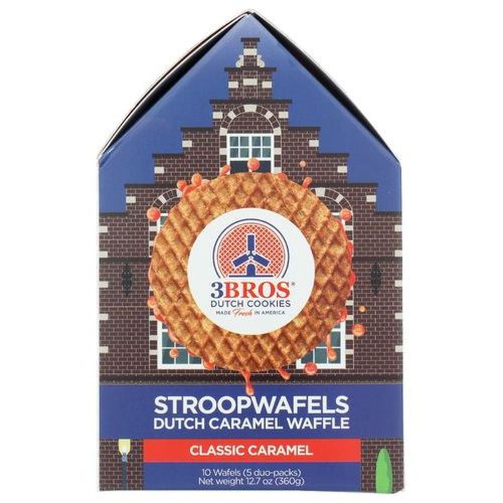 3bros Classic Caramel Stroopwafels, 12.7 Ounce -- 6 Per Case