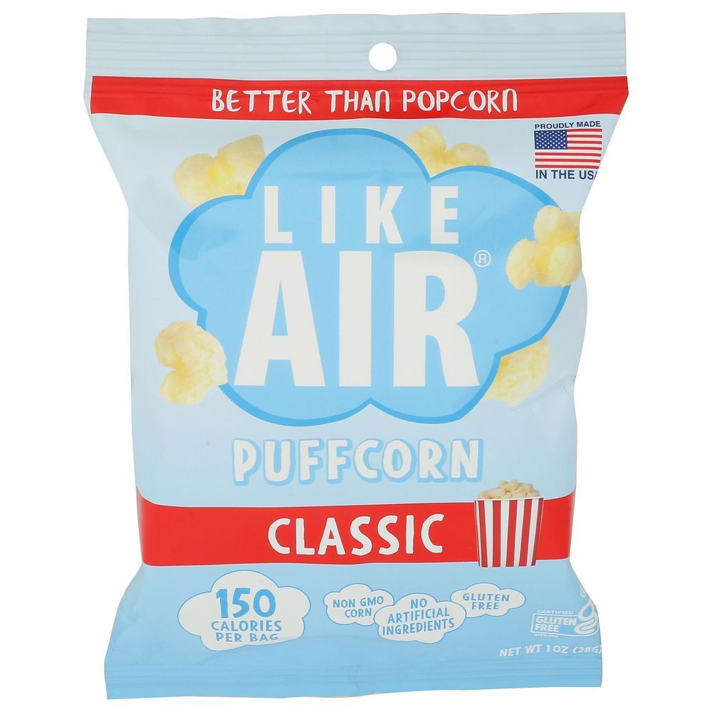 Like Air Classic Puffcorn, 1 Ounce -- 8 Per Case