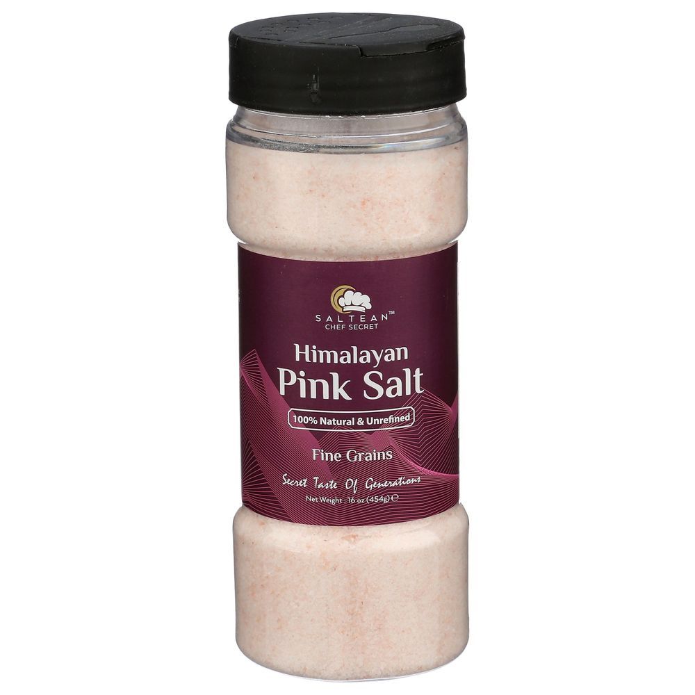 Saltean Chef Secret Himalayan Pink Salt - Flip Shaker, 1 Pound -- 12 Per Case