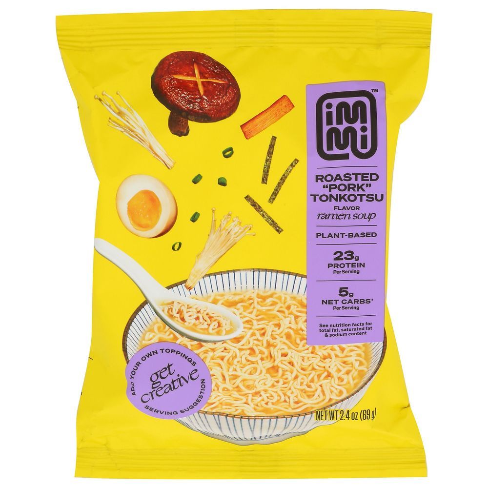 Immi Roasted Pork Tonkotsu Ramen, 2.4 Ounce Pouch -- 6 Per Case