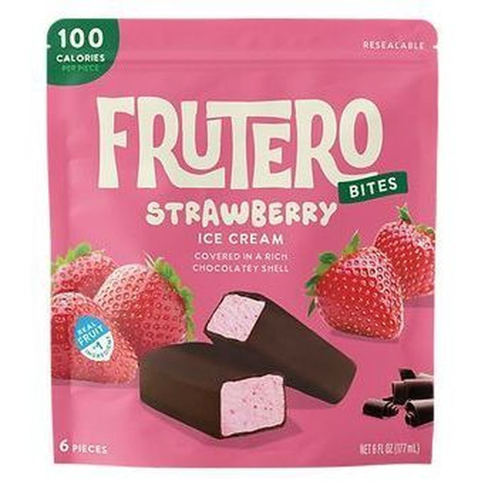 Frutero Strawberry Ice Cream Bites, 6 Fluid Ounce -- 6 Per Case