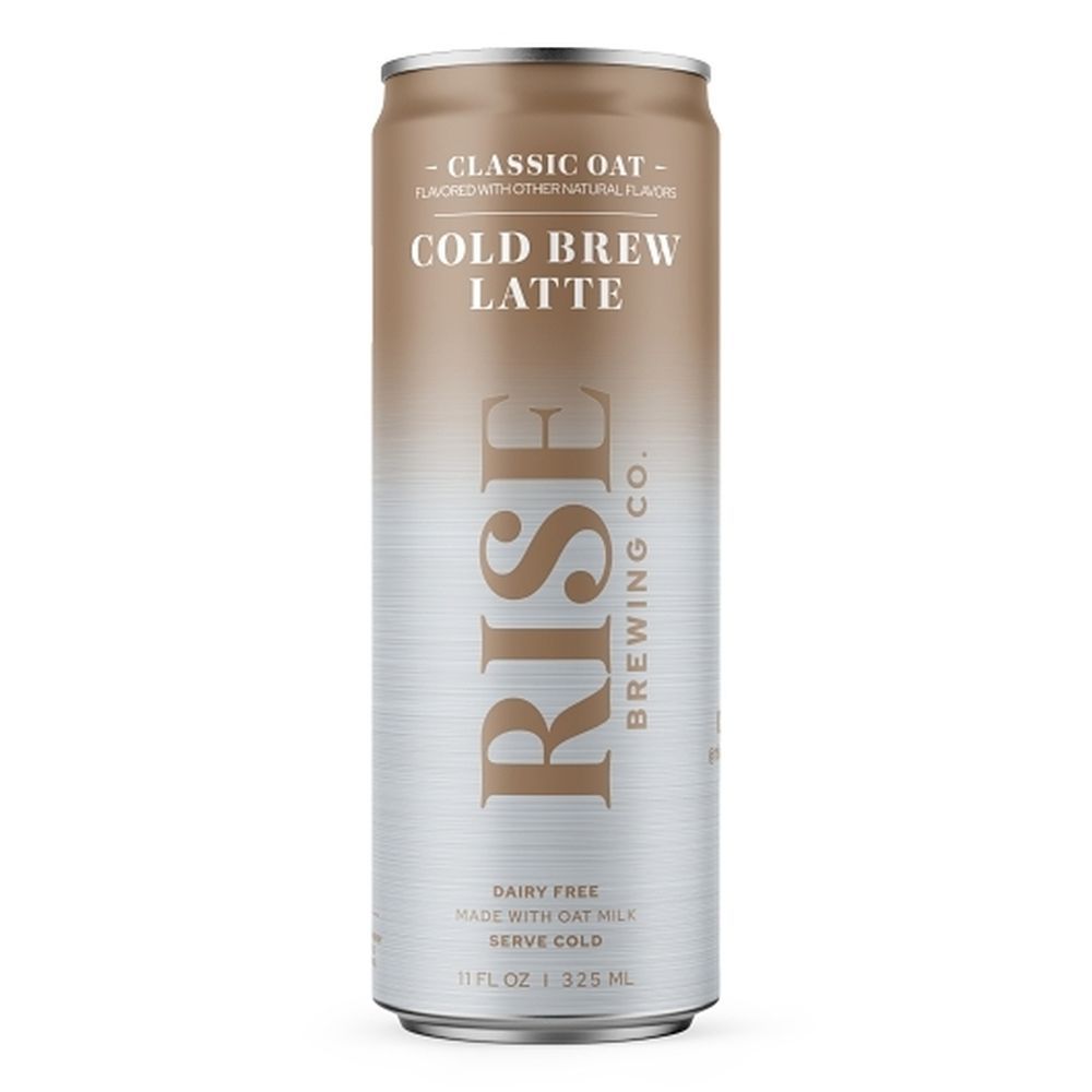 Rise Brewing Dairy-free Plant Based Classic Cold Brew Oat Milk Latte, 11 Fluid Ounce -- 12 Per Case