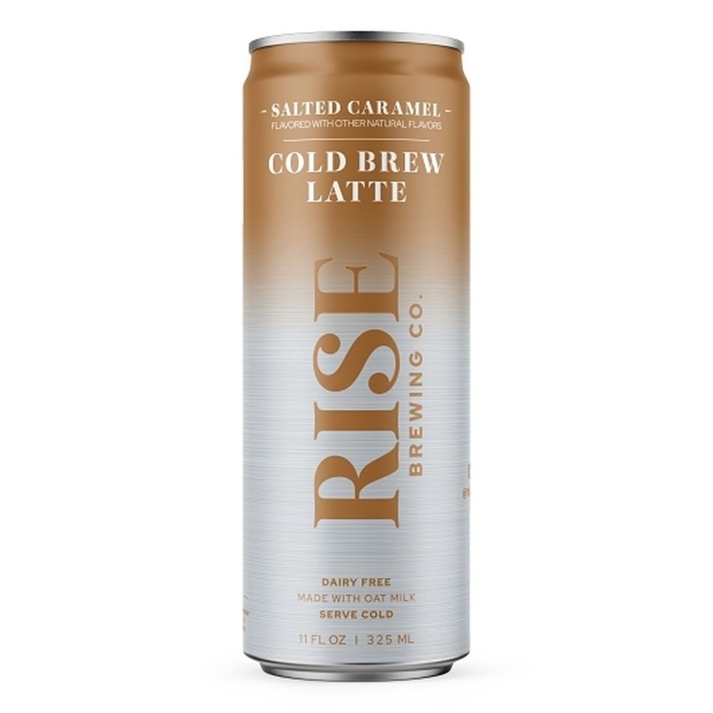 Rise Brewing Salted Caramel Oat Milk Latte, 11 Fluid Ounce -- 12 Per Case