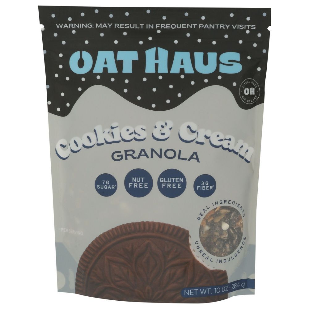 Oat Haus Cookies And Cream Granola, 10 Ounce -- 6 Per Case
