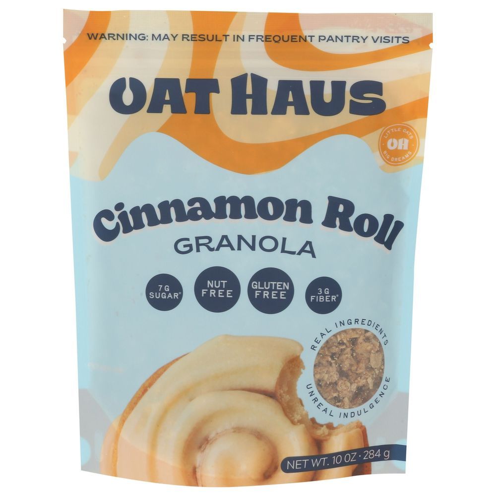 Oat Haus Cinnamon Roll Granola, 10 Ounce -- 6 Per Case