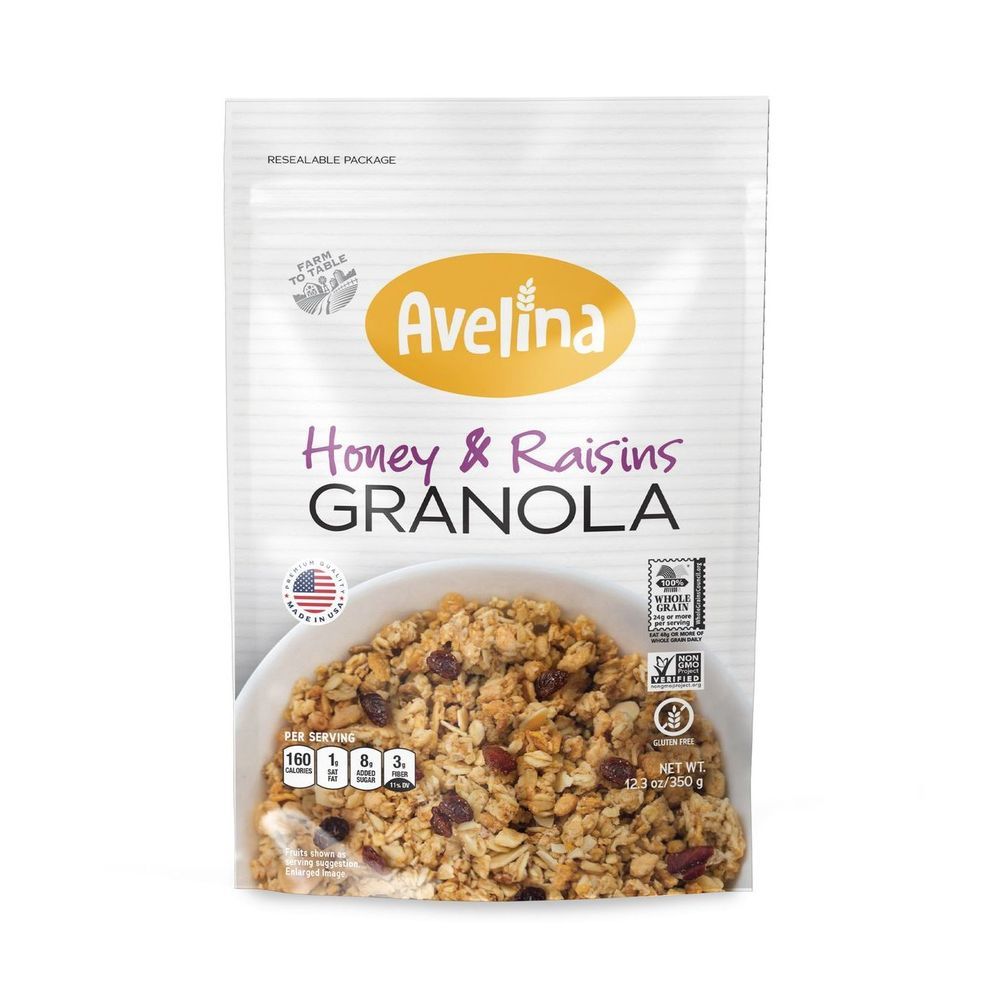 Avelina Honey And Raisins Granola, 12.3 Ounce -- 6 Per Case