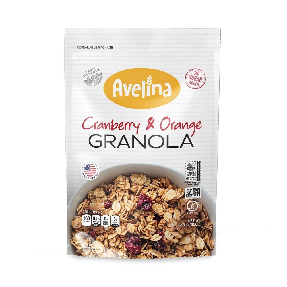 Avelina Cranberry And Orange Granola, 12.3 Ounce -- 6 Per Case