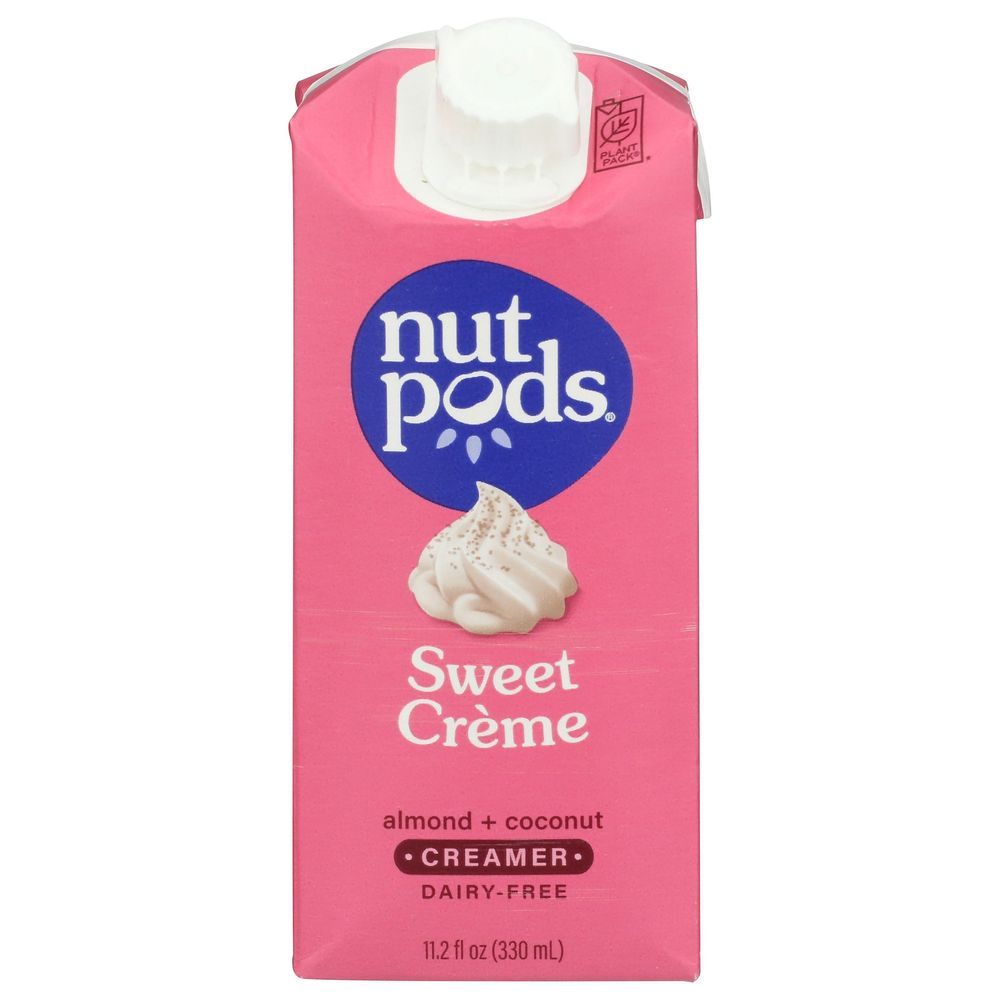 Nutpods Sweet Creme Almond Coconut Coffee Creamer With Cane Sugar, 11.2 Fluid Ounce -- 12 Per Case
