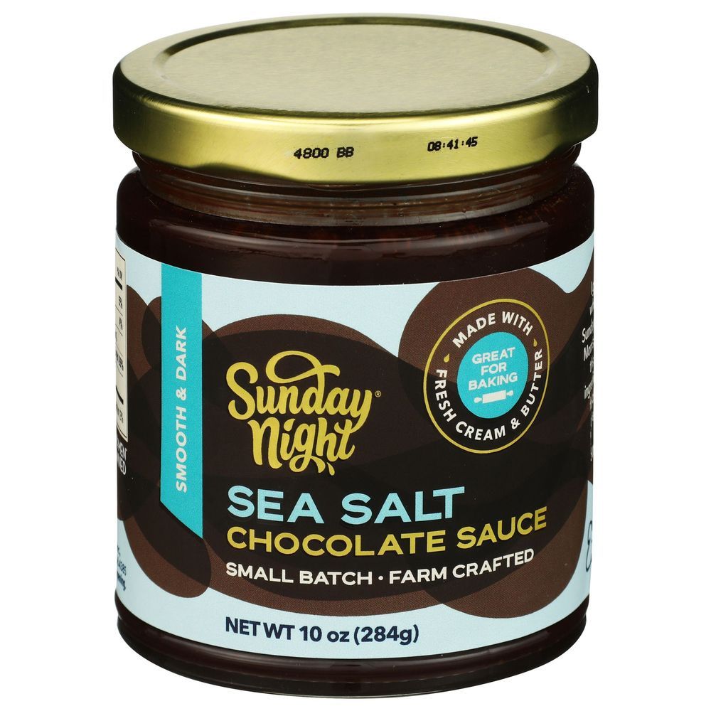 Sunday Night Sea Salt Chocolate Sauce, 10 Ounce -- 6 Per Case