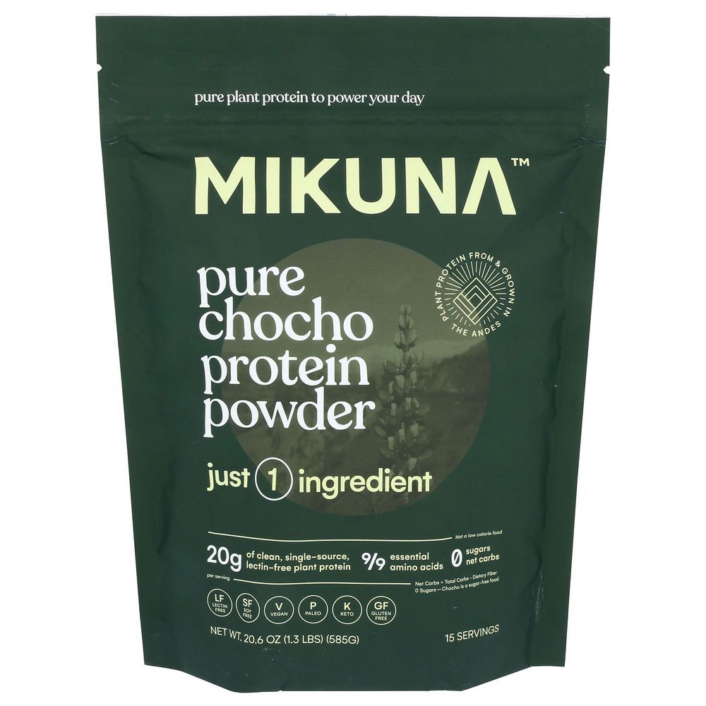 Mikuna Pure Chocho Protein Powder, 20.6 Ounce