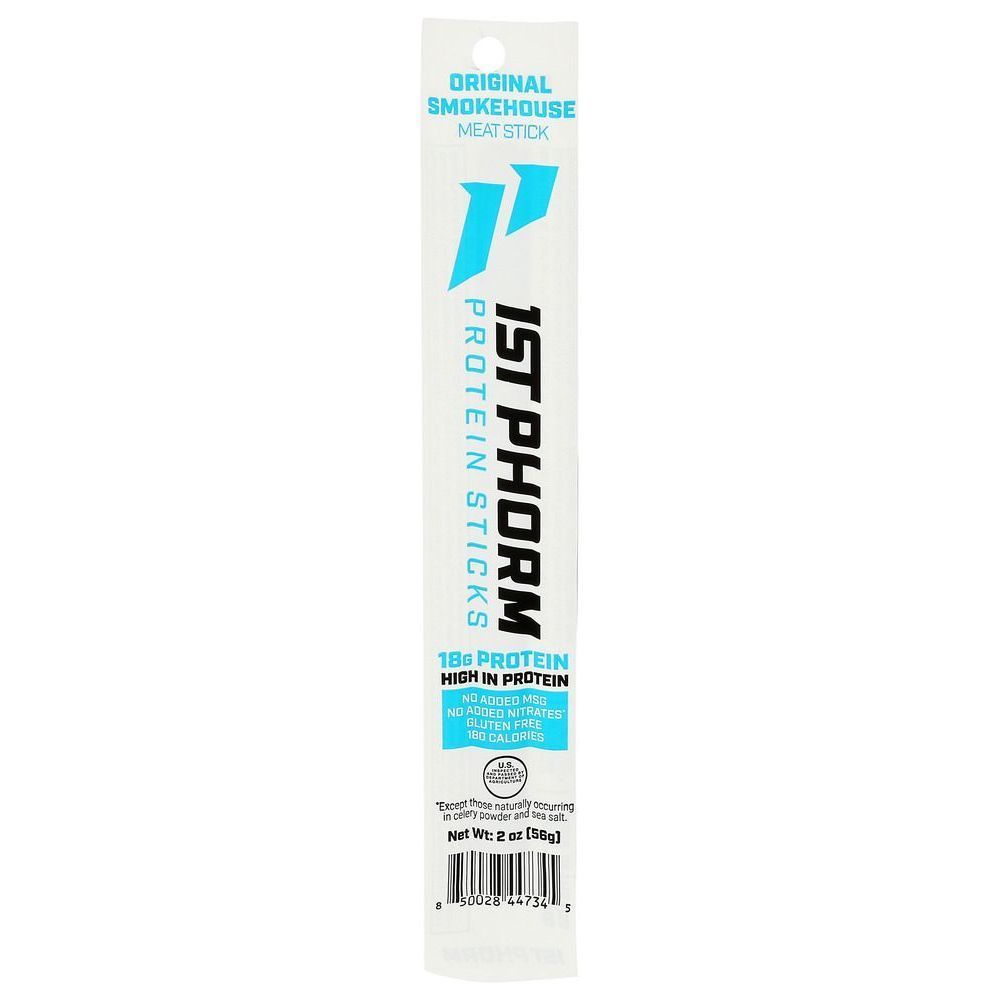 1st Phorm Original Smokehouse High Protein Sticks, 2 Ounce -- 15 Per Case