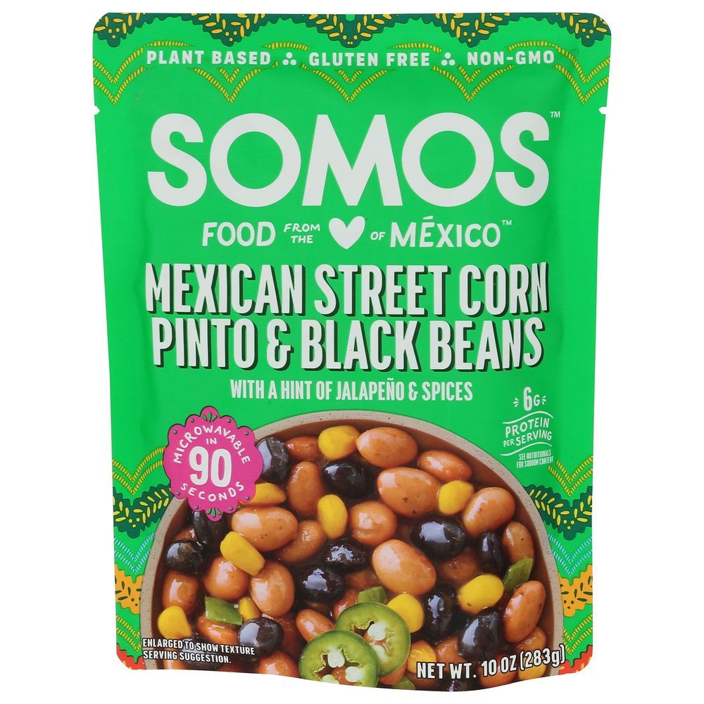 Somos Mexican Street Corn Pinto And Black Beans, 10 Ounce -- 6 Per Case