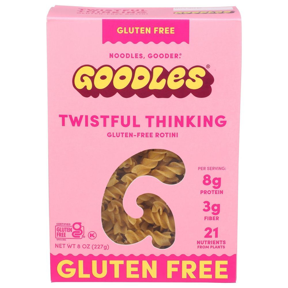 Goodles Gluten Free Twistful Thinking Rotini Pasta, 8 Ounce -- 12 Per Case