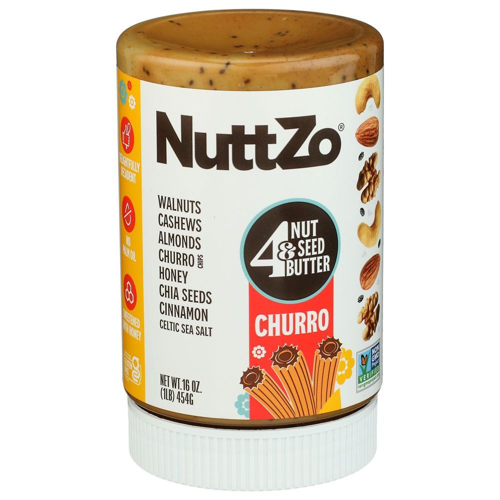 Nuttzo Churro Nut And Seed Butter, 16 Ounce -- 6 Per Case