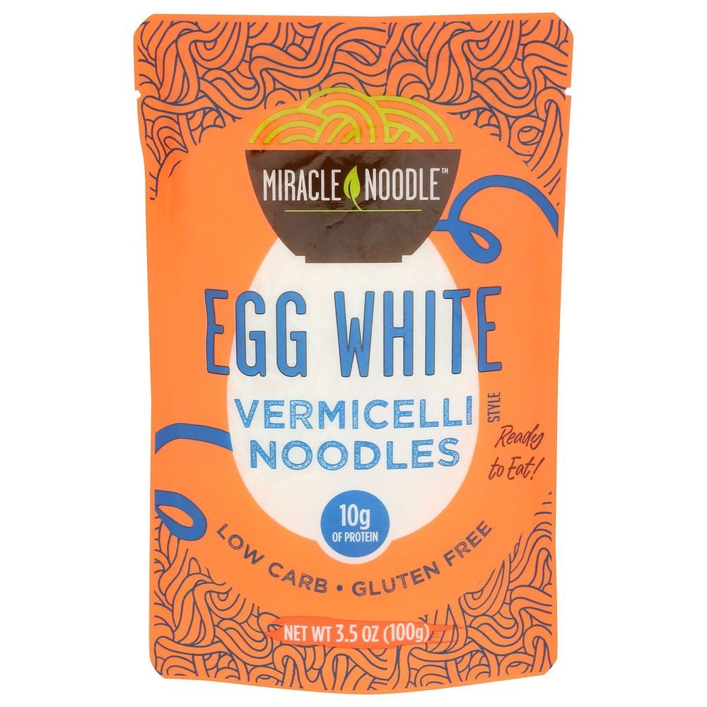 Miracle Noodle Egg White Vermicelli Style Noodles, 3.5 Ounce -- 6 Per Case