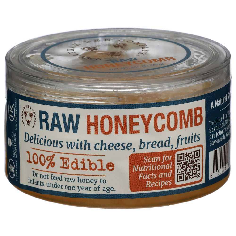 Savannah Bee Company Raw Honeycomb, 3.2 Ounce -- 12 Per Case