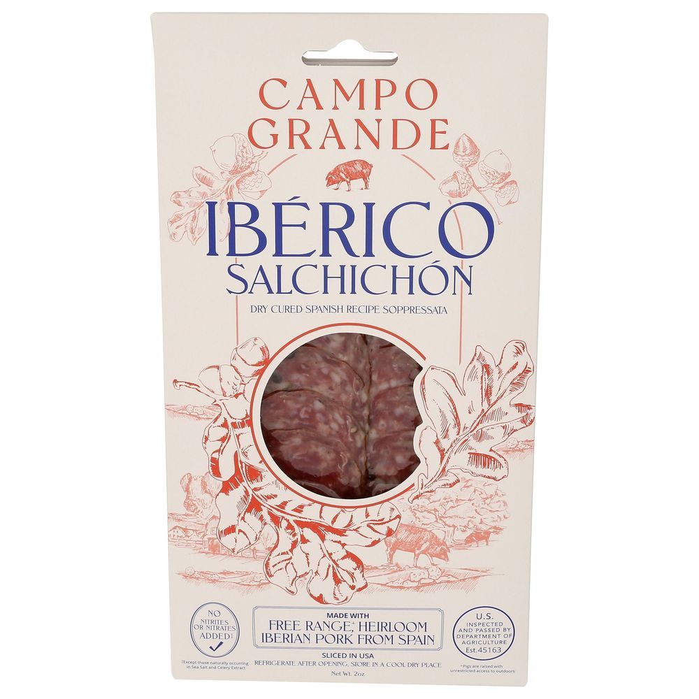 Campo Grande Iberico Salchichon, 2 Ounce -- 12 Per Case