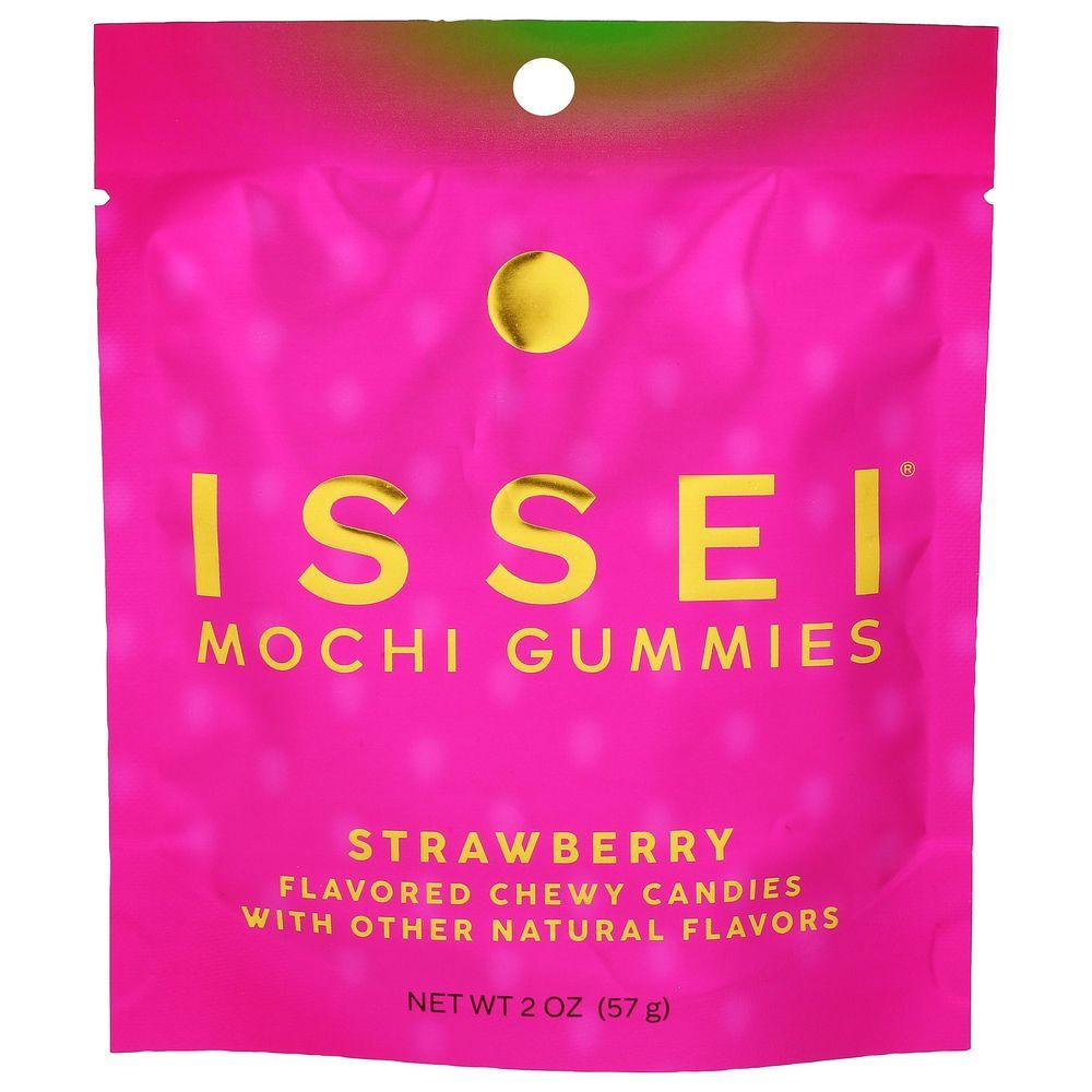 Issei Strawberry Mochi Gummies, 2 Ounce -- 6 Per Case