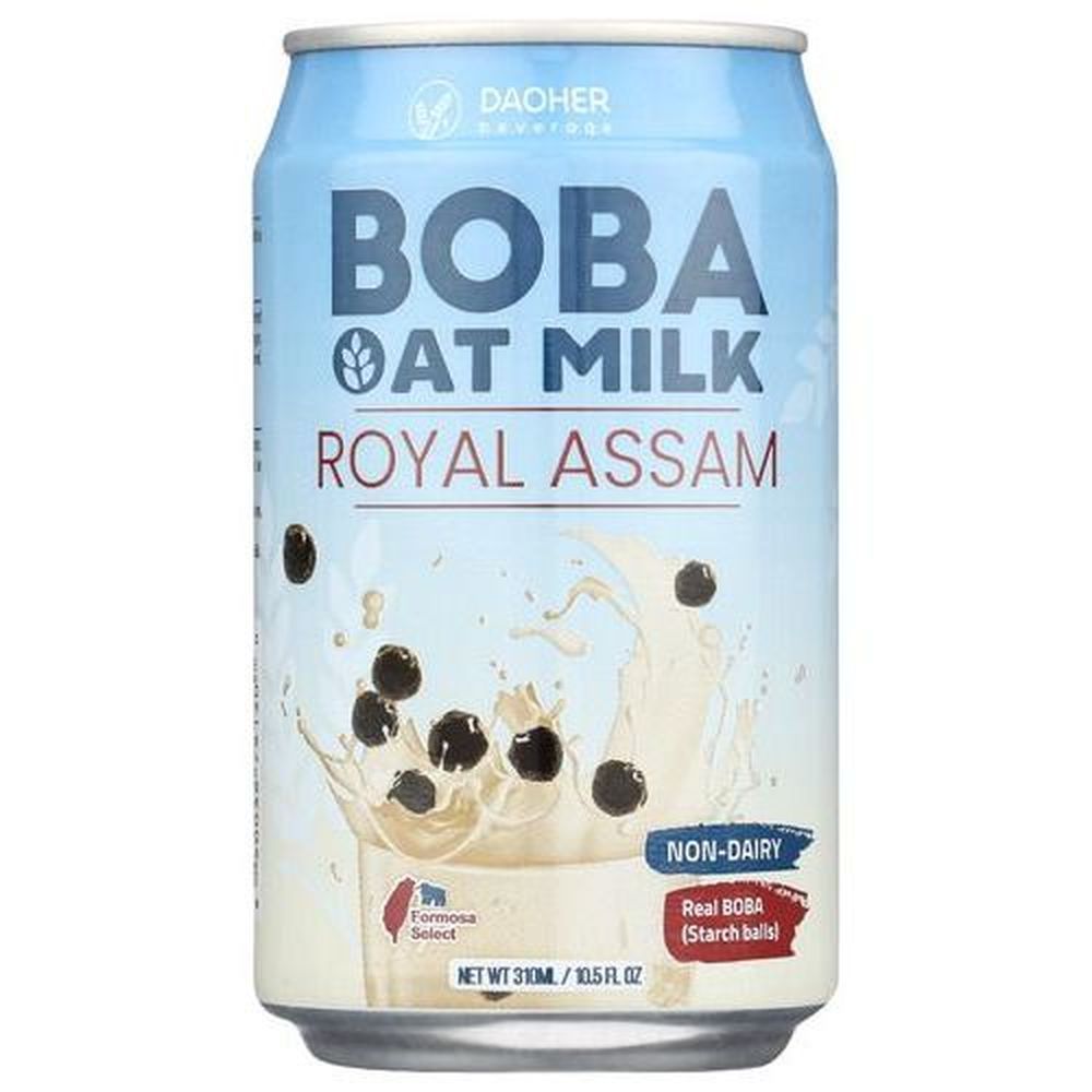 Daoher Royal Assam Boba Oatmilk Tea, 10.5 Fluid Ounce -- 12 Per Case