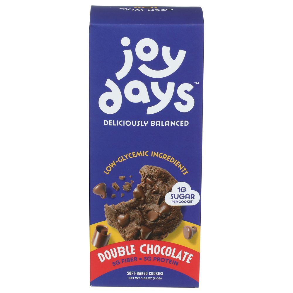 Joy Days Double Chocolate Soft Baked Cookies, 3.88 Ounce -- 6 Per Case