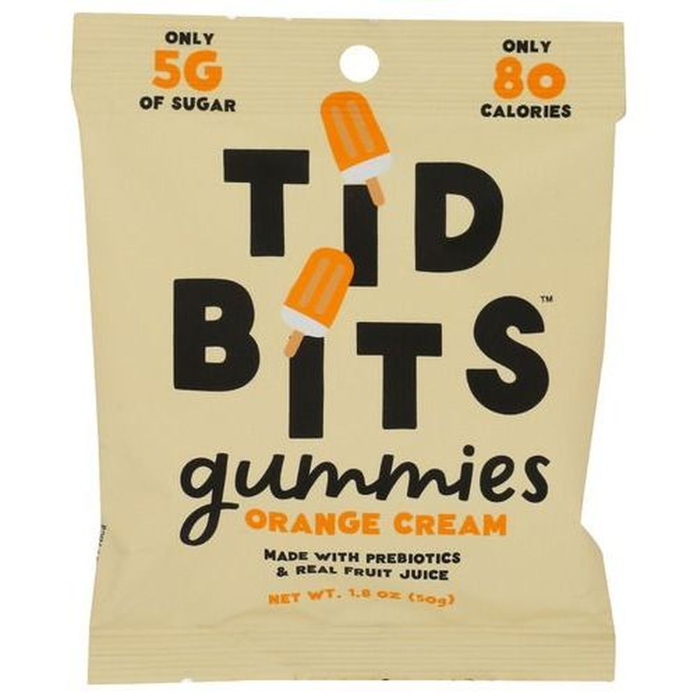 Tidbits Orange Cream Candy, 1.8 Ounce -- 12 Per Case