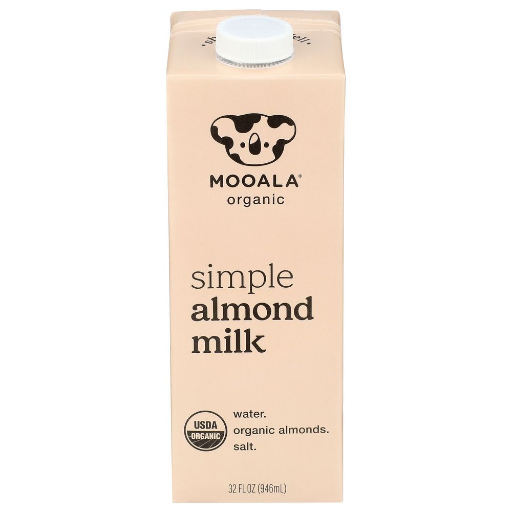 Mooala Organic Simple Almond Milk, 32 Fluid Ounce -- 6 Per Case