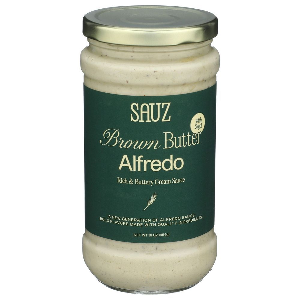 Sauz Brown Butter Alfredo Cream Sauce, 15 Fluid Ounce -- 6 Per Case