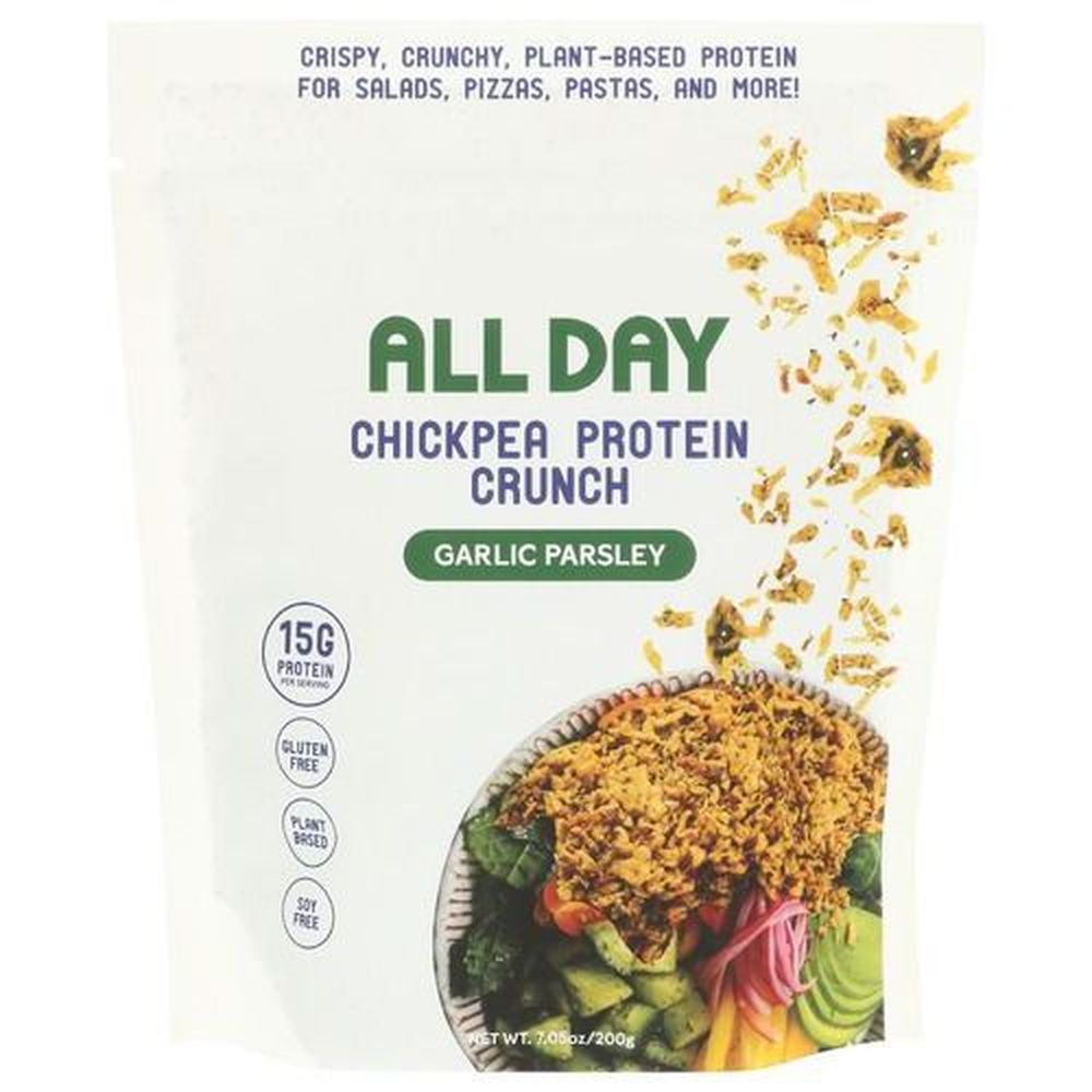 All Day Garlic Parsley Chickpea Protein Crunch, 7.05 Ounce -- 6 Per Case