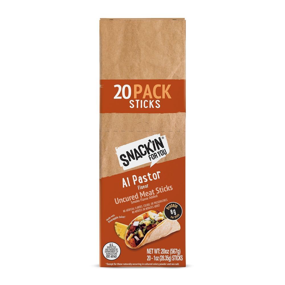 Snackin For You Al Pastor Meat Stick, 1 Ounce -- 20 Per Case