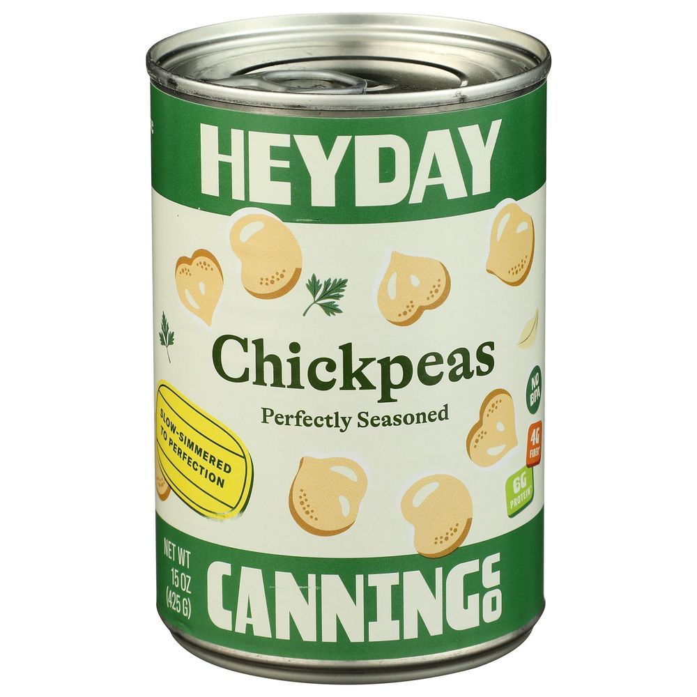 Heyday Perfectly Seasoned Chickpeas, 15 Ounce -- 12 Per Case