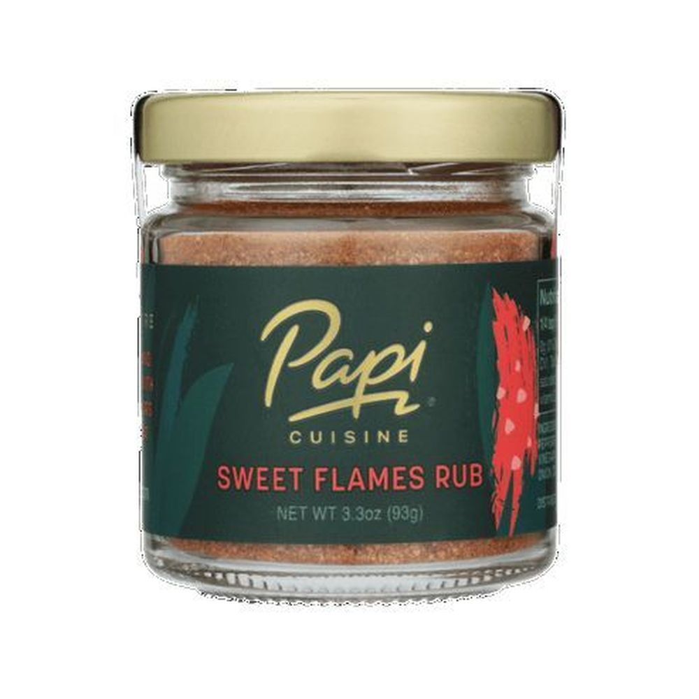 Papi Cuisine Sweet Flames Rub Seasoning, 3.3 Ounce -- 6 Per Case