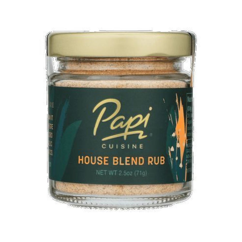 Papi Cuisine House Blend Rub Seasoning, 2.5 Ounce -- 6 Per Case