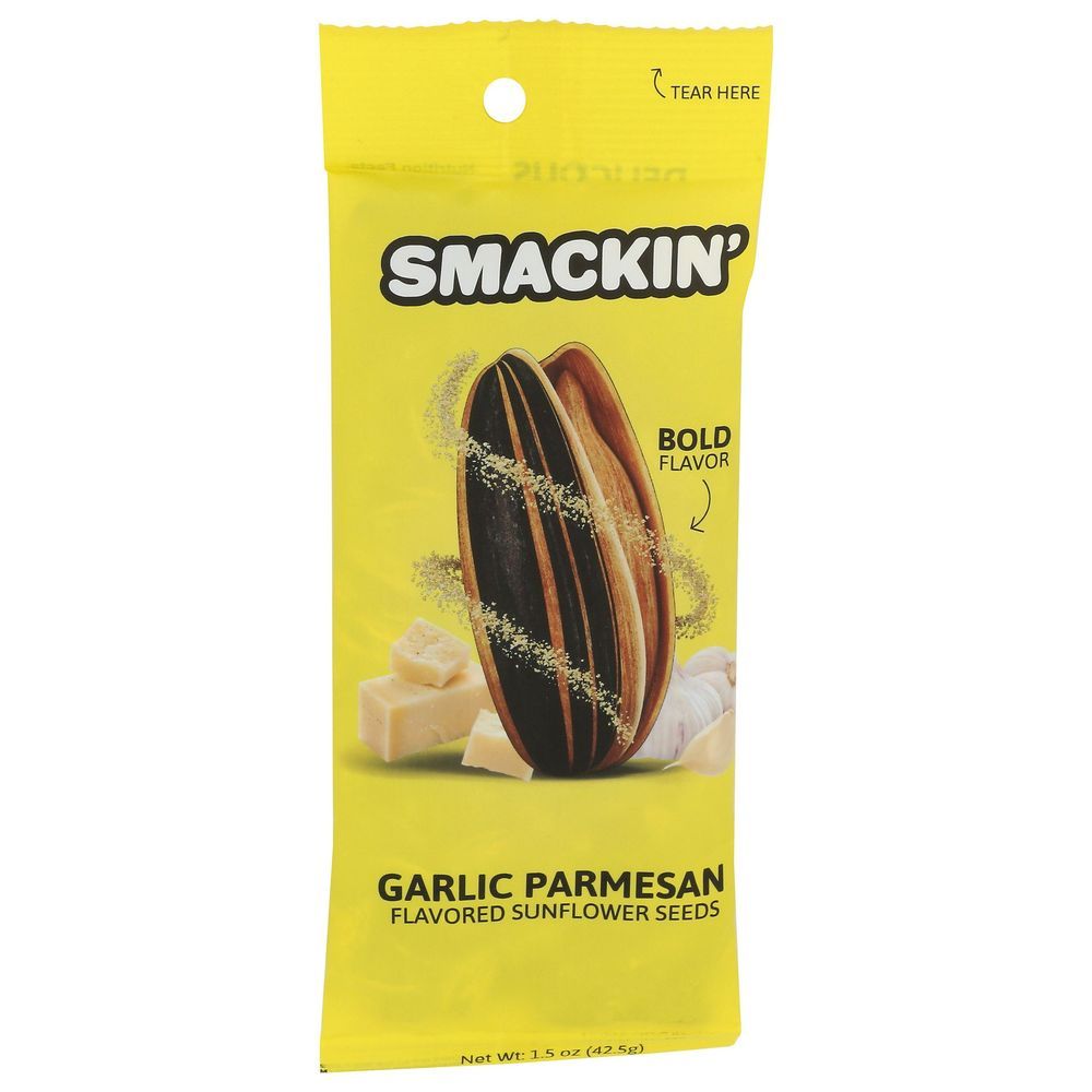 Smackin Garlic Parmesan Sunflower Seeds, 1.5 Ounce -- 36 Per Case