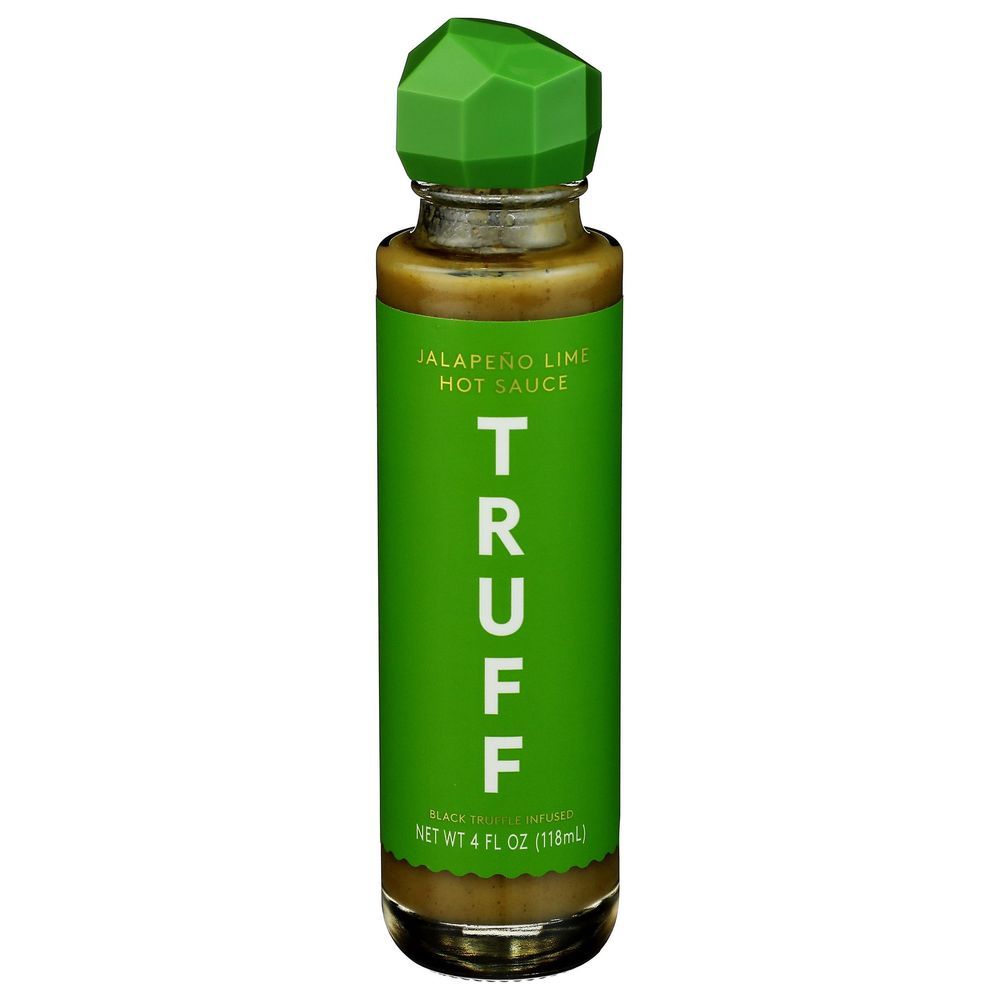 Truff Black Truffle Infused Jalapeno Lime Hot Sauce, 4 Fluid Ounce -- 6 Per Case