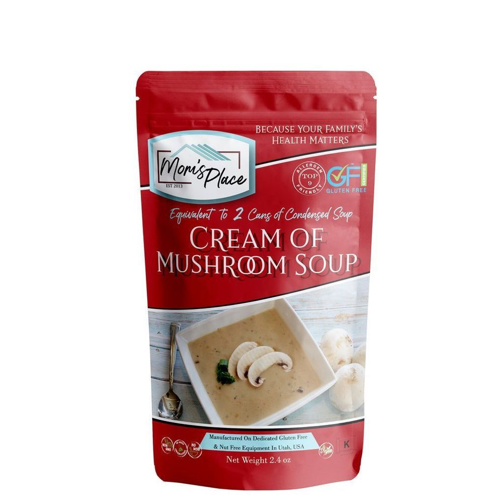 Mom's Place Gluten-free Cream Of Mushroom Soup Mix, 2.4 Ounce -- 12 Per Case