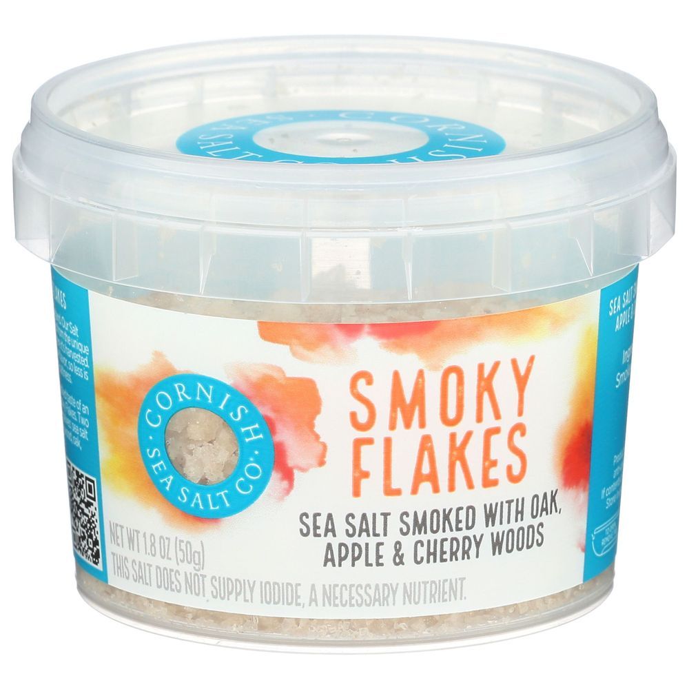Cornish Sea Salt Smoky Sea Salt Flakes, 1.8 Ounce -- 8 Per Case