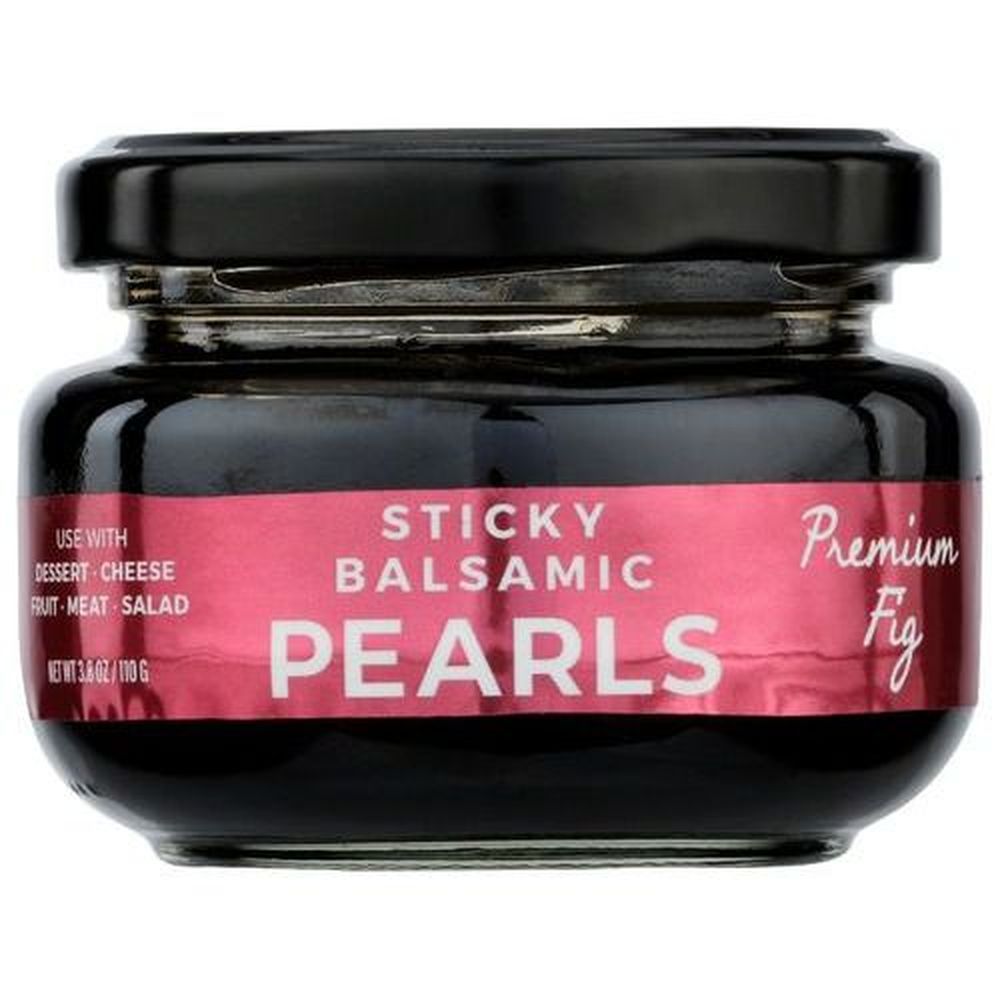 Sticky Balsamic Premium Balsamic Fig Pearls, 3.8 Ounce -- 8 Per Case