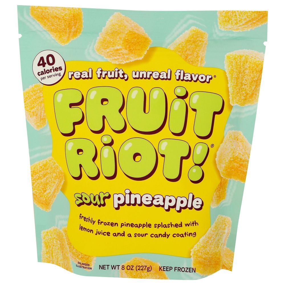 Fruit Riot Sour Pineapple, 8 Ounce -- 6 Per Case