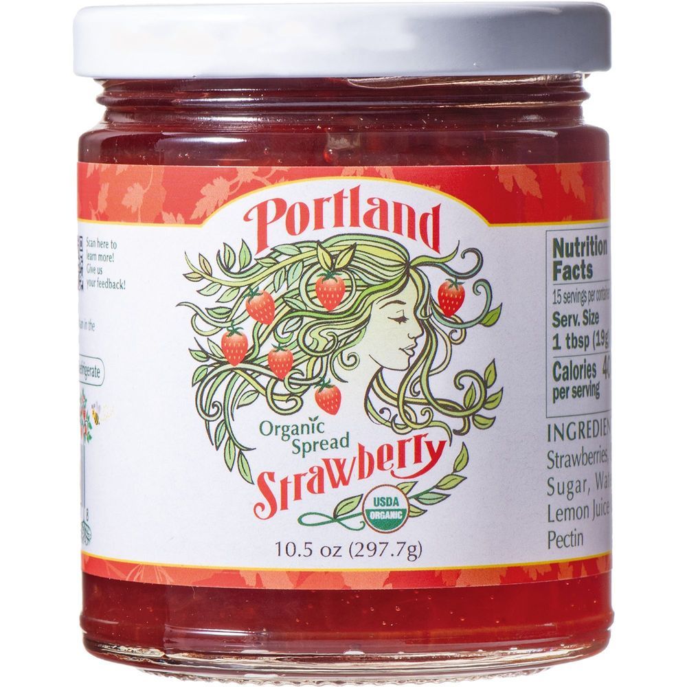 Portland Organic Strawberry Spread, 10.5 Ounce -- 12 Per Case