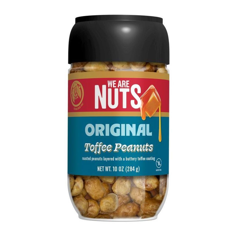 We Are Nuts Original Toffee Peanuts, 10 Ounce -- 12 Per Case