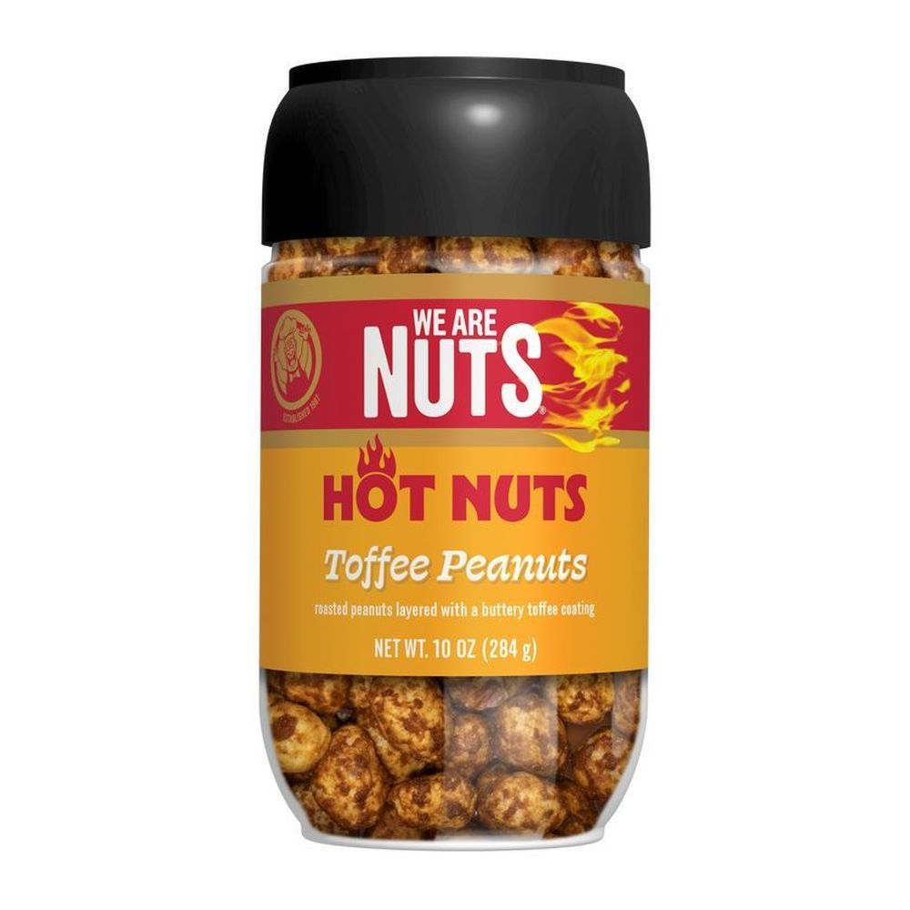We Are Nuts Hot Nuts Toffee Peanuts, 10 Ounce -- 12 Per Case
